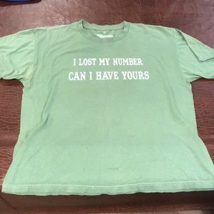 Short sleeve funny tee